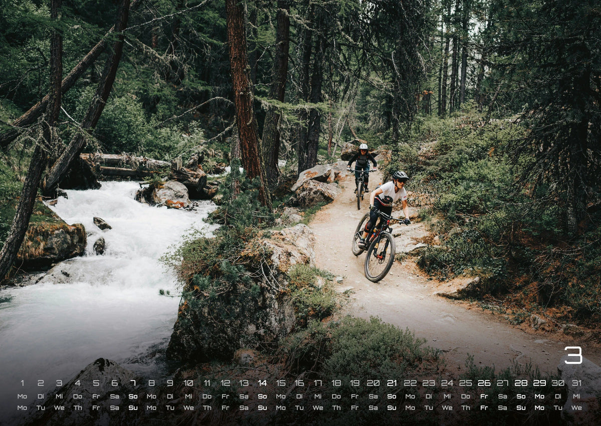 MTB | Mountainbike - 2027 - Kalender DIN A2 – Ansicht