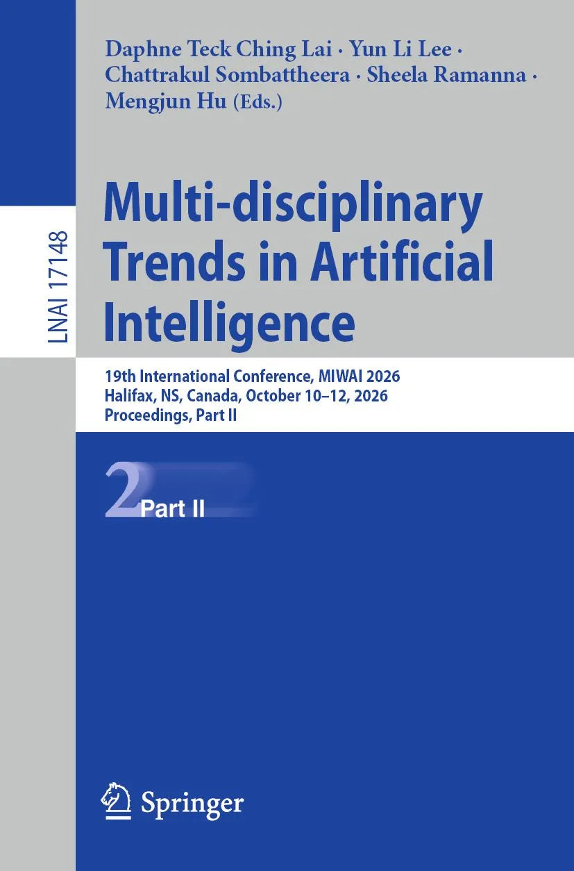Cover: Multi-disciplinary Trends in Artificial Intelligence (E-Book) von Daphne Teck Ching Lai