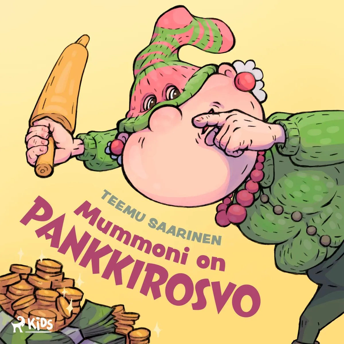 Cover: Mummoni on pankkirosvo (Hörbuch Download) von Teemu Saarinen