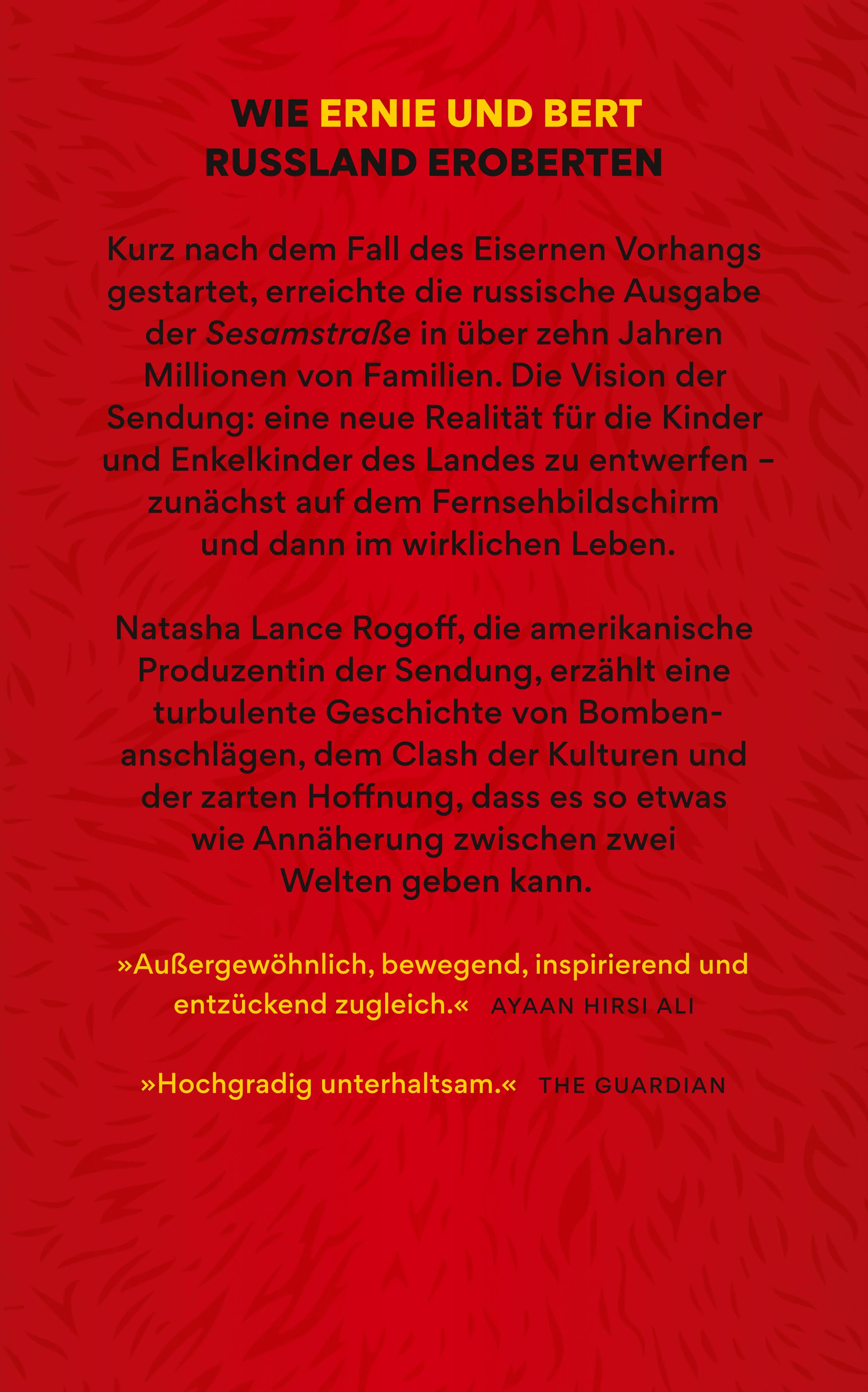Buchrückseite von 'Muppets in Moskau' mit Klappentext - Paperback