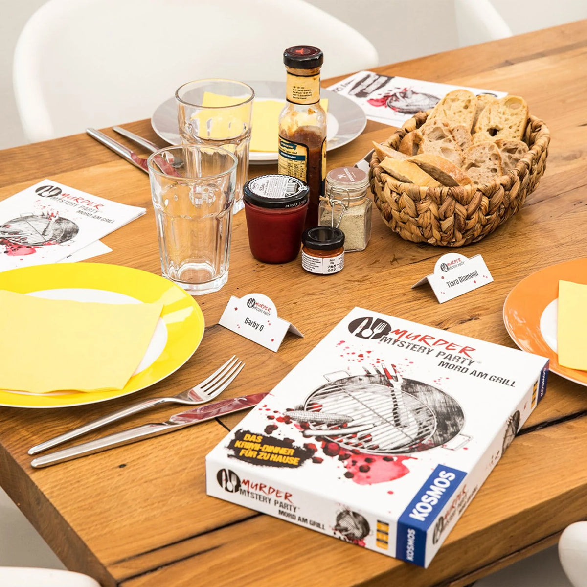 Murder Mystery Party Mord am Grill – Ansicht