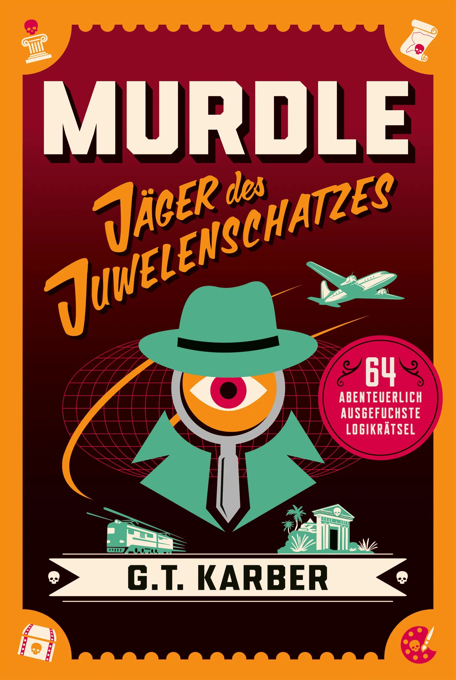 Buchcover von 'Murdle: Jäger des Juwelenschatzes' - Paperback von G. T. Karber