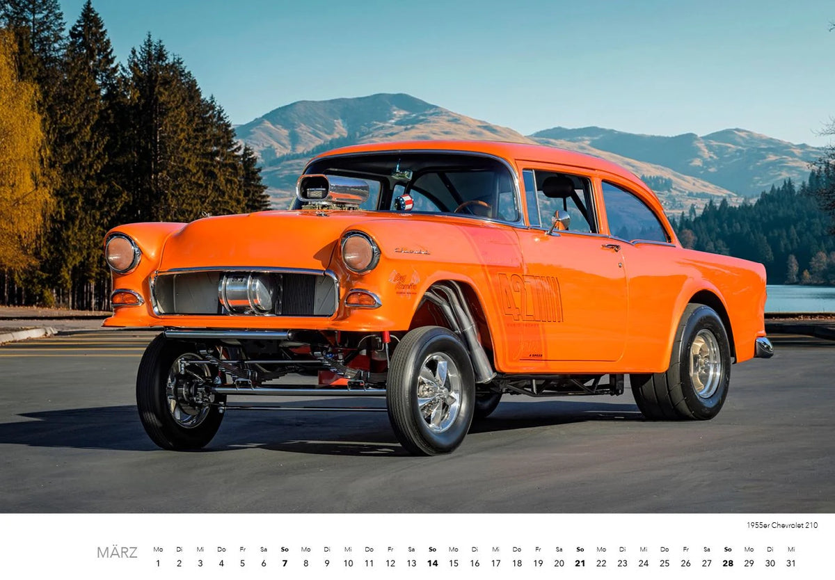 Muscle Cars Kalender 2027 – Ansicht