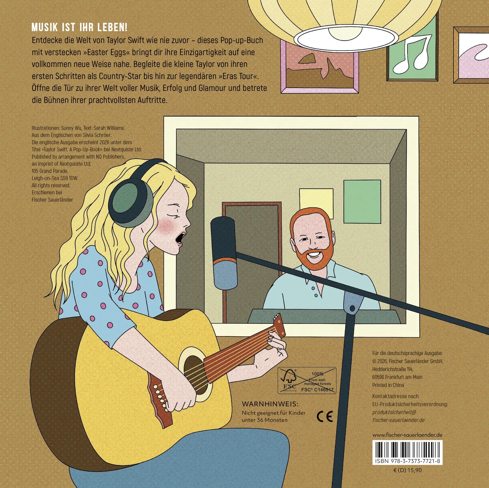 Rückseite: MUSIC POPS: Taylor Swift (Hardcover)