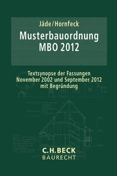 Buchcover von 'Musterbauordnung' - Taschenbuch von Henning Jäde