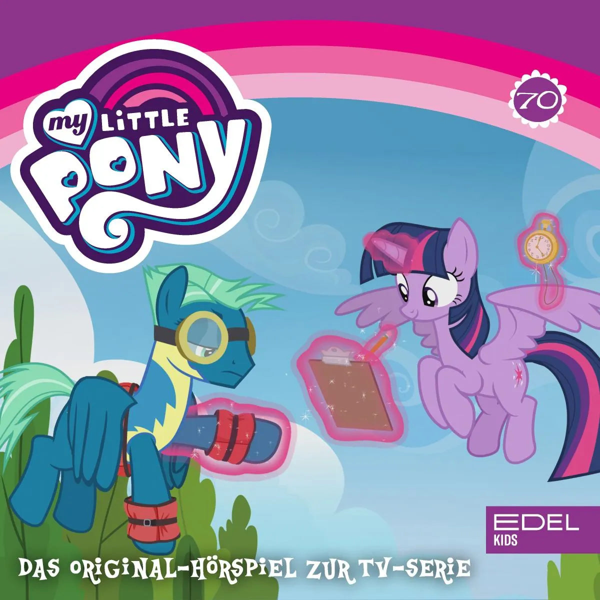 Cover: My little Pony, Folge 70: Lügen haben faule Äpfel / Flügelmann-Bescheidenheit (Hörbuch Download) von Tanja Schmitz