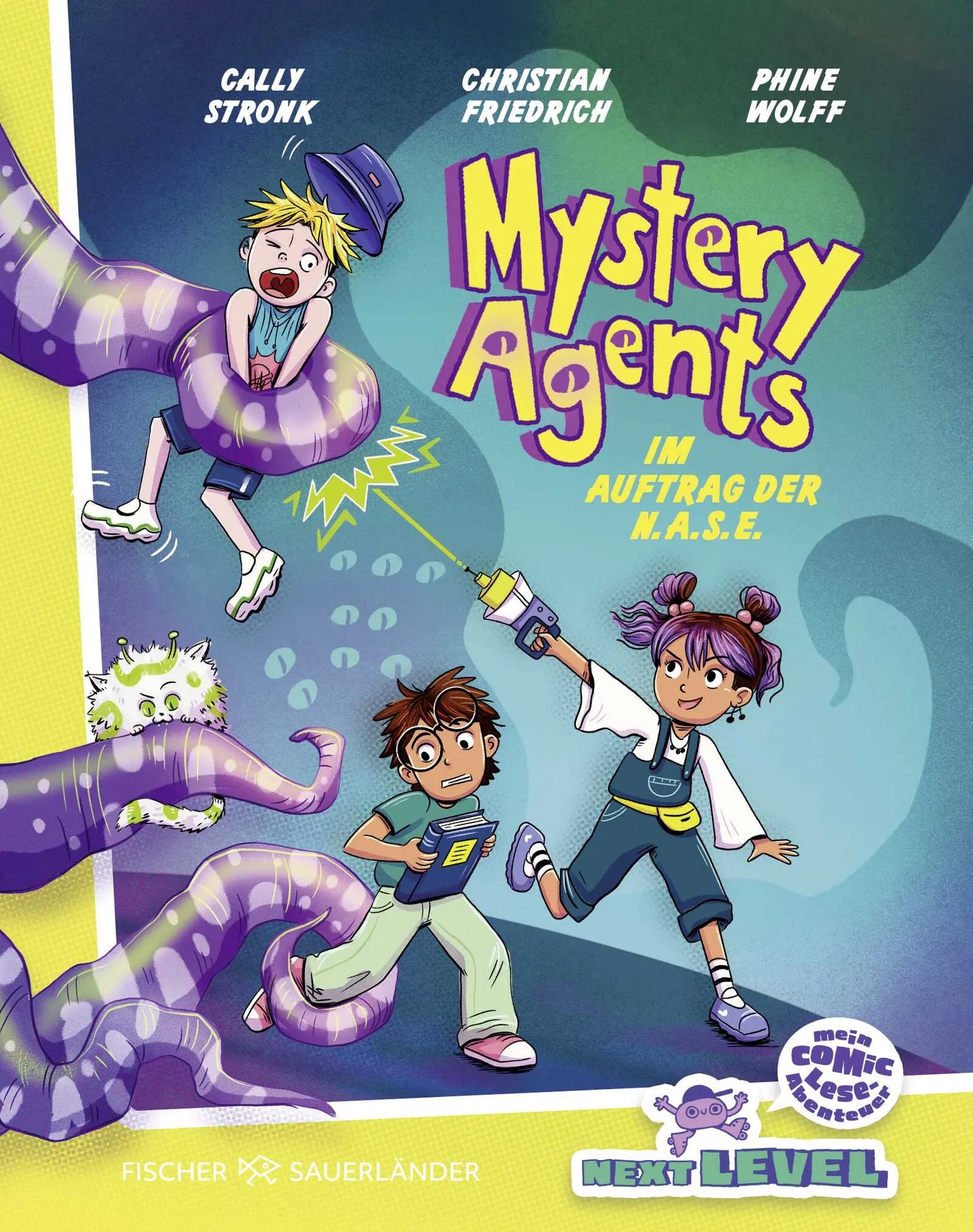 Buchcover von 'Mystery Agents: Im Auftrag der N.A.S.E.' - Gebundene Ausgabe von Cally Stronk