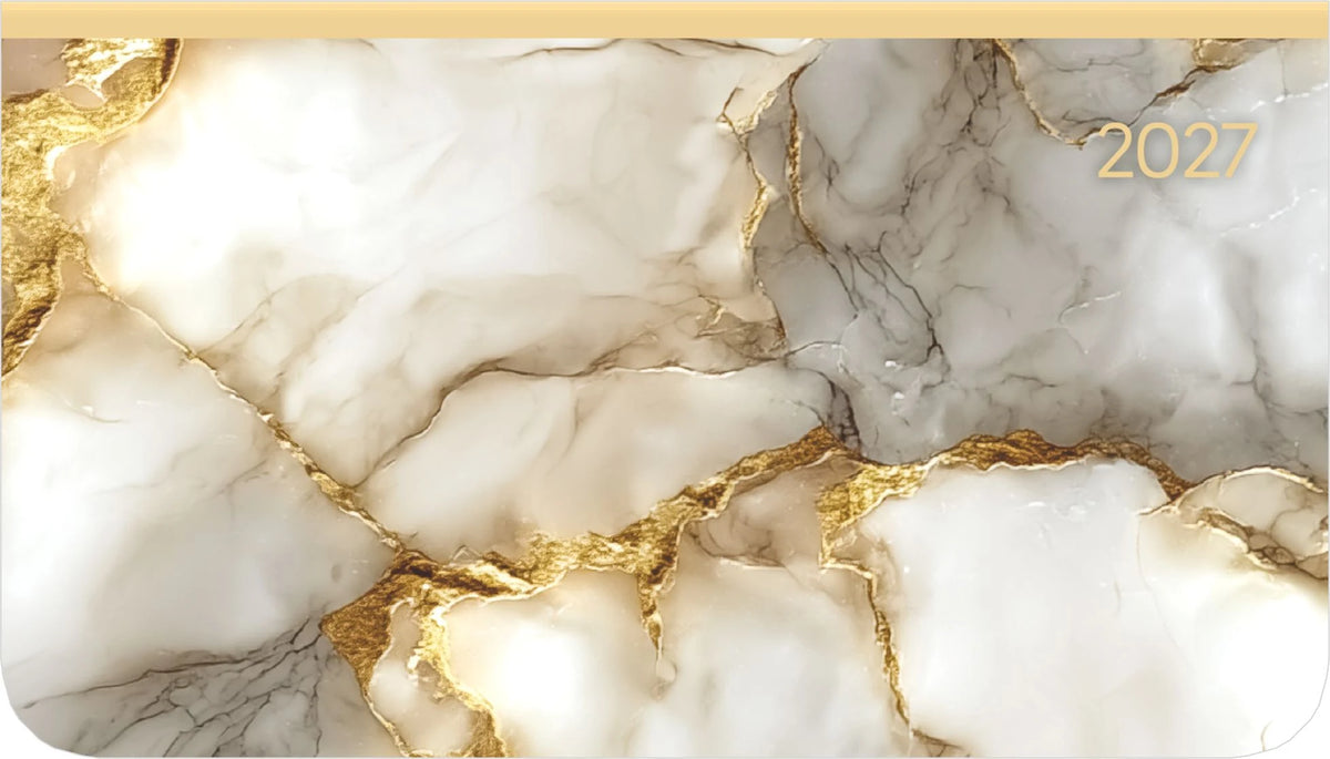 Taschenkalender: MyTimer Pad Marble 2027