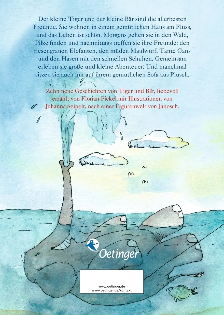 Rückseite: Nach einer Figurenwelt von Janosch. Freunde, ist das Leben schön! (Hardcover)