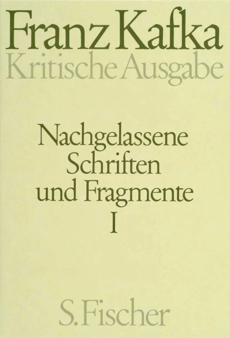 Buchcover von 'Nachgelassene Schriften und Fragmente I' - Gebundene Ausgabe von Franz Kafka