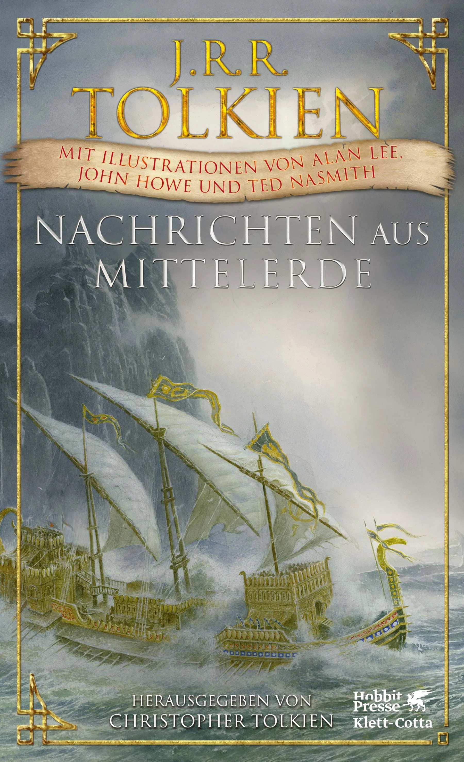 Buchcover von 'Nachrichten aus Mittelerde' - Gebundene Ausgabe von J.R.R. Tolkien