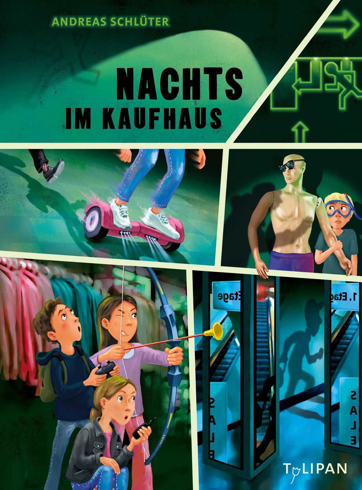 Cover: Nachts im Kaufhaus (Hardcover) von Andreas Schlüter
