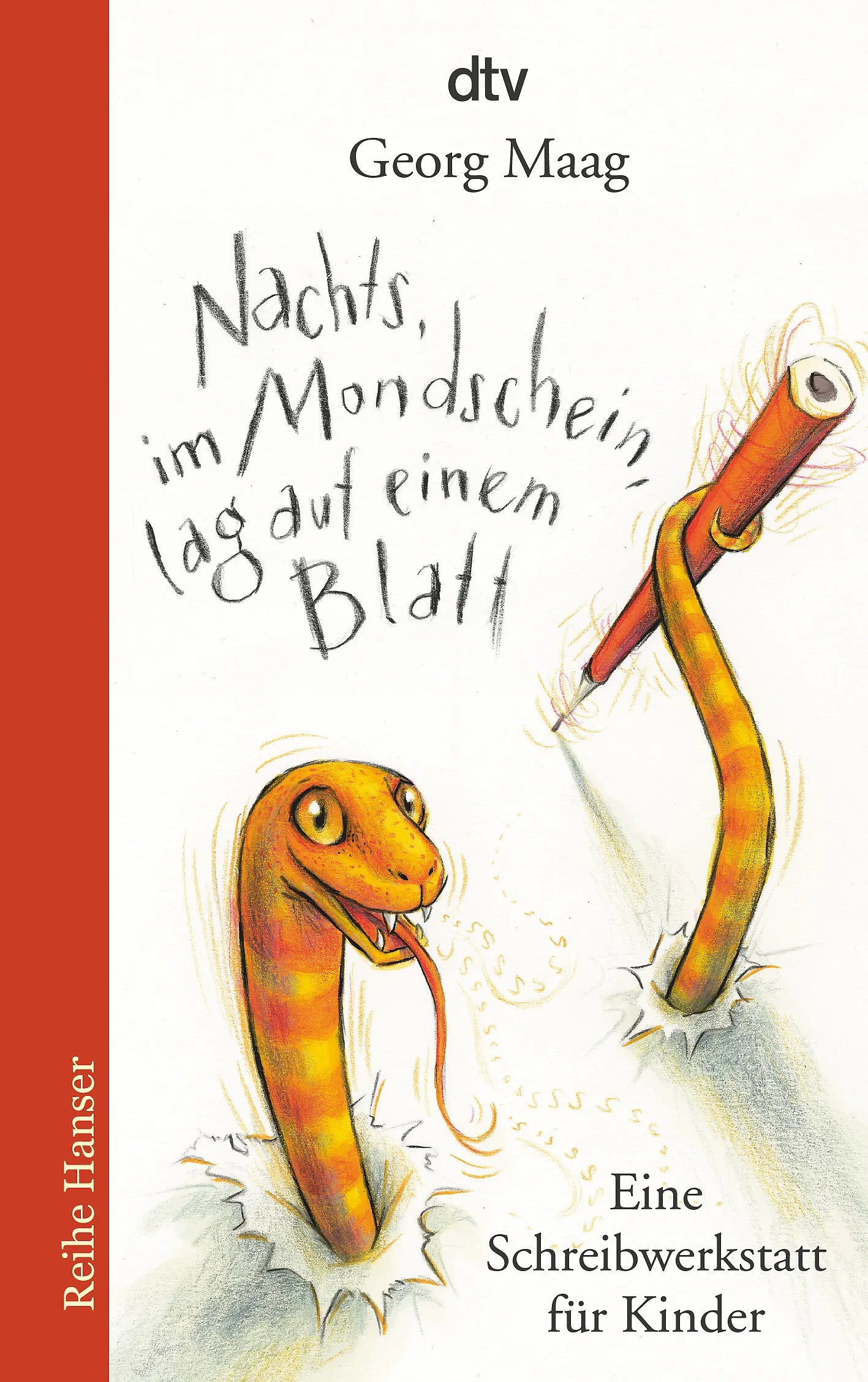 Buchcover von 'Nachts, im Mondschein, lag auf einem Blatt' - Taschenbuch von Georg Maag