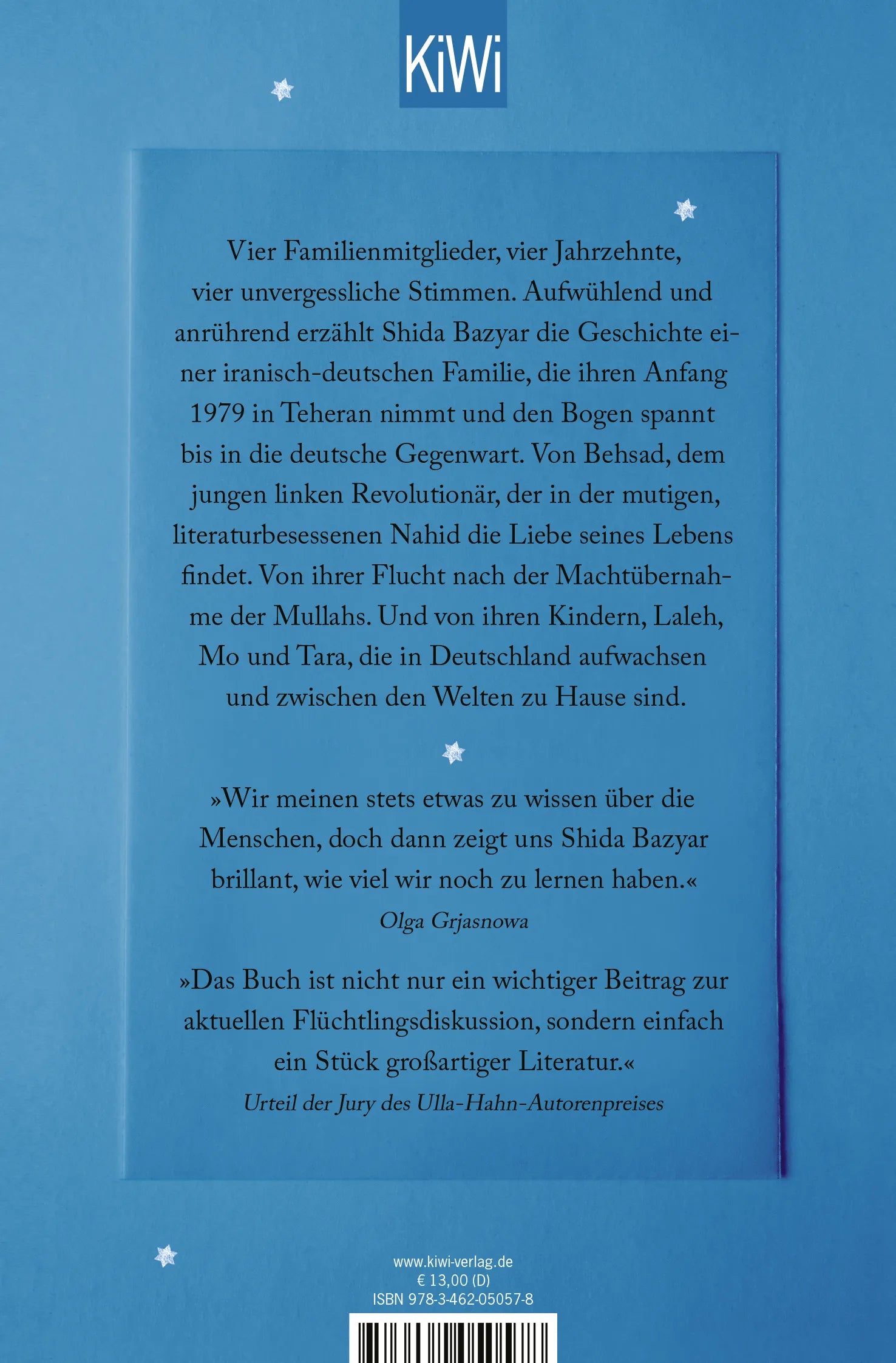 Buchrückseite von 'Nachts ist es leise in Teheran' mit Klappentext - Taschenbuch