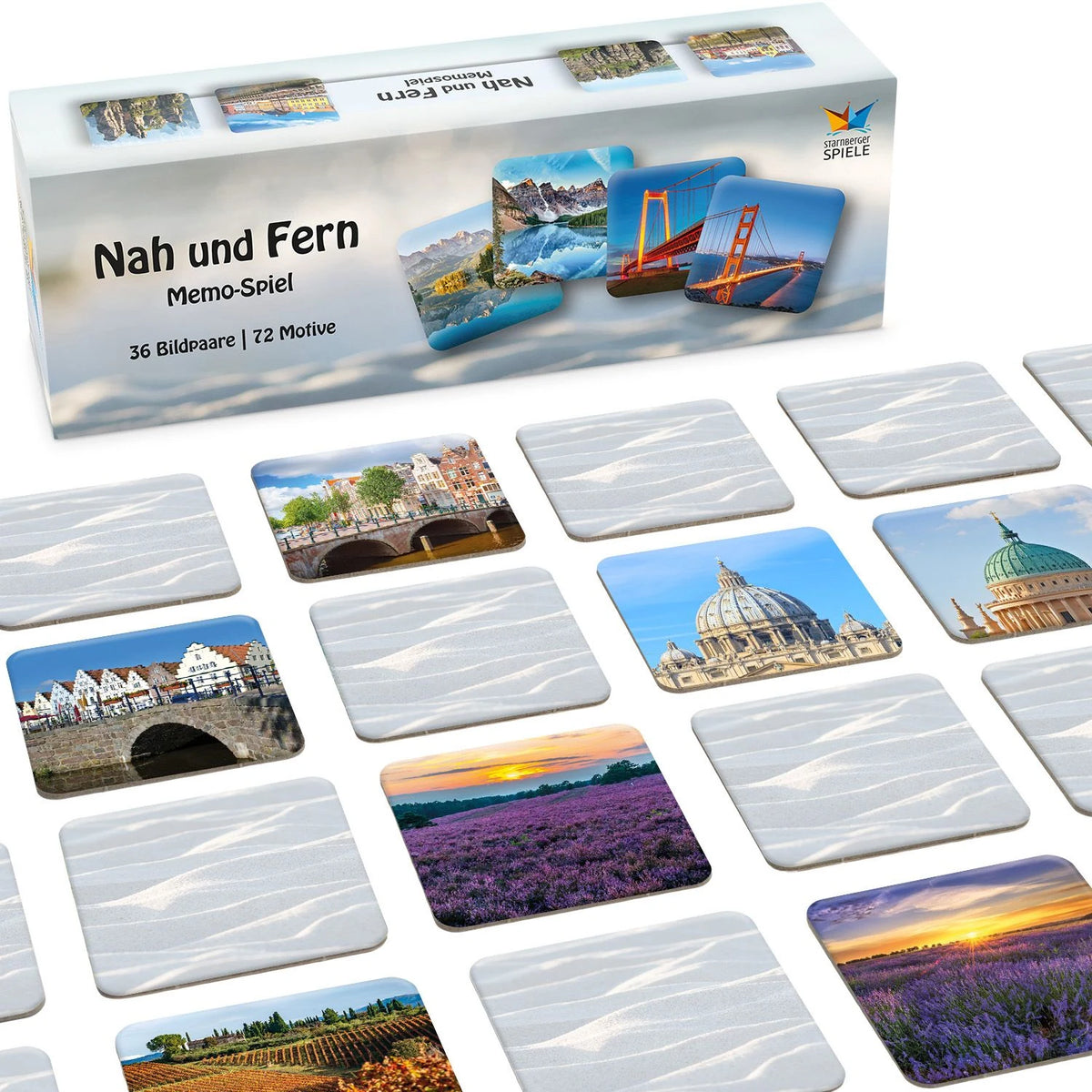 Kinderspiel: Nah und Fern Memospiel