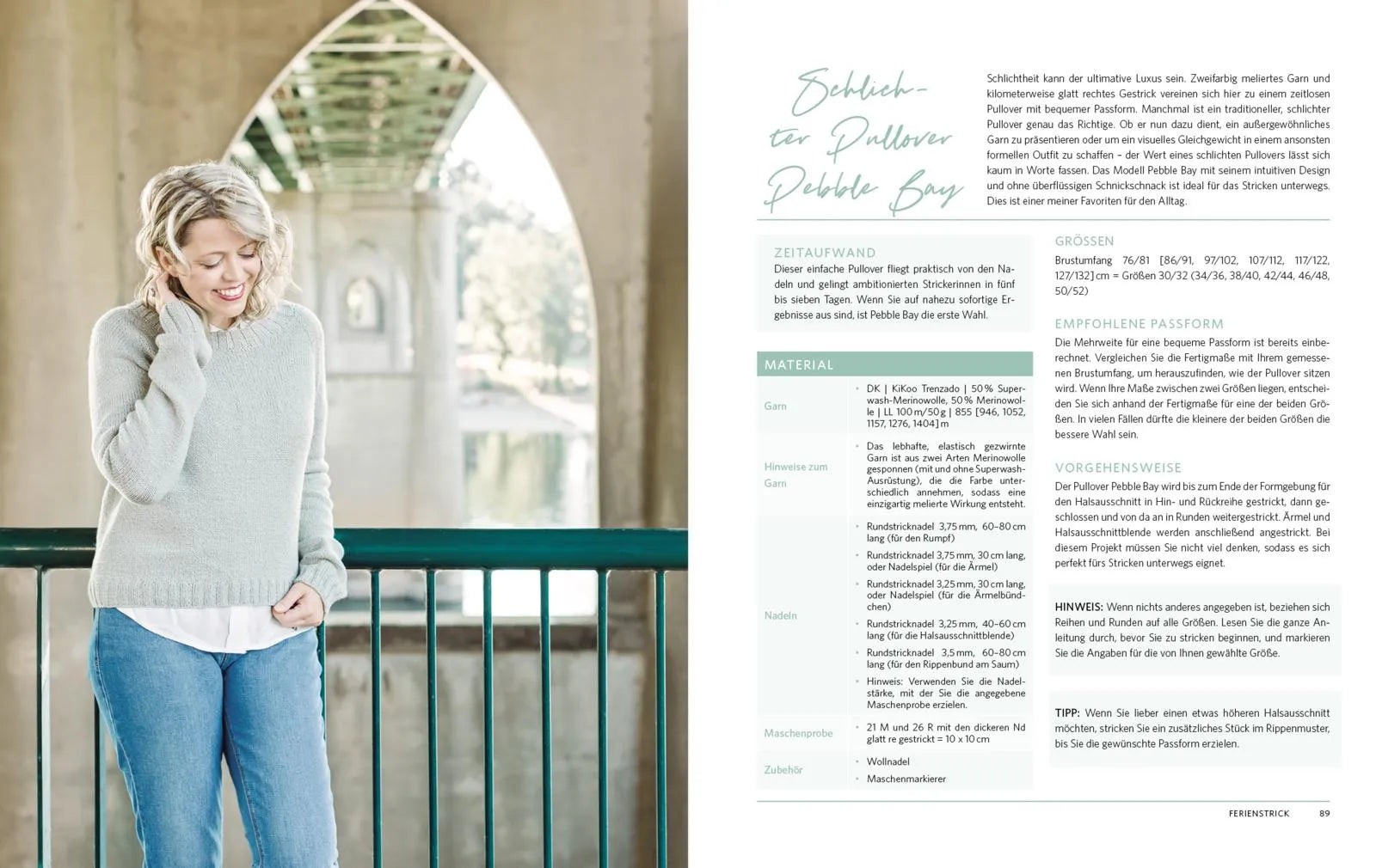 Innenansicht von 'Nahtlose Pullover stricken in 2 Wochen' - Taschenbuch