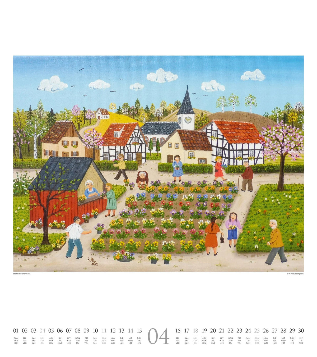 Naive Malerei Kalender 2027 – Ansicht