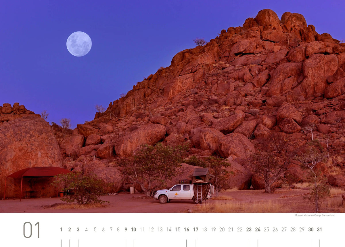Namibia Exklusivkalender 2027 – Ansicht