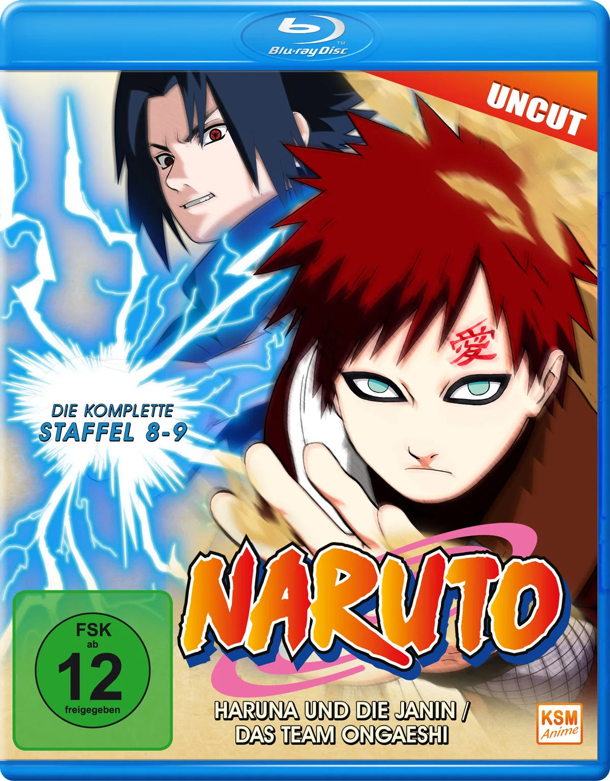 Naruto - Die komplette St. 8&9 - Uncut - Blu-ray Disc