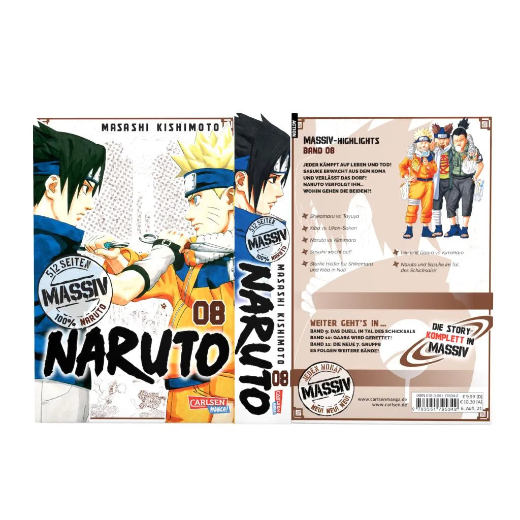 Produktansicht: Naruto Massiv 8 (Taschenbuch)