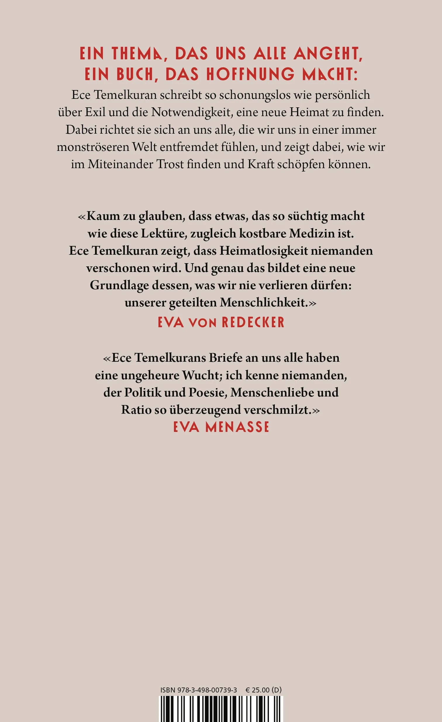 Buchrückseite von 'Nation of Strangers' mit Klappentext - Gebundene Ausgabe