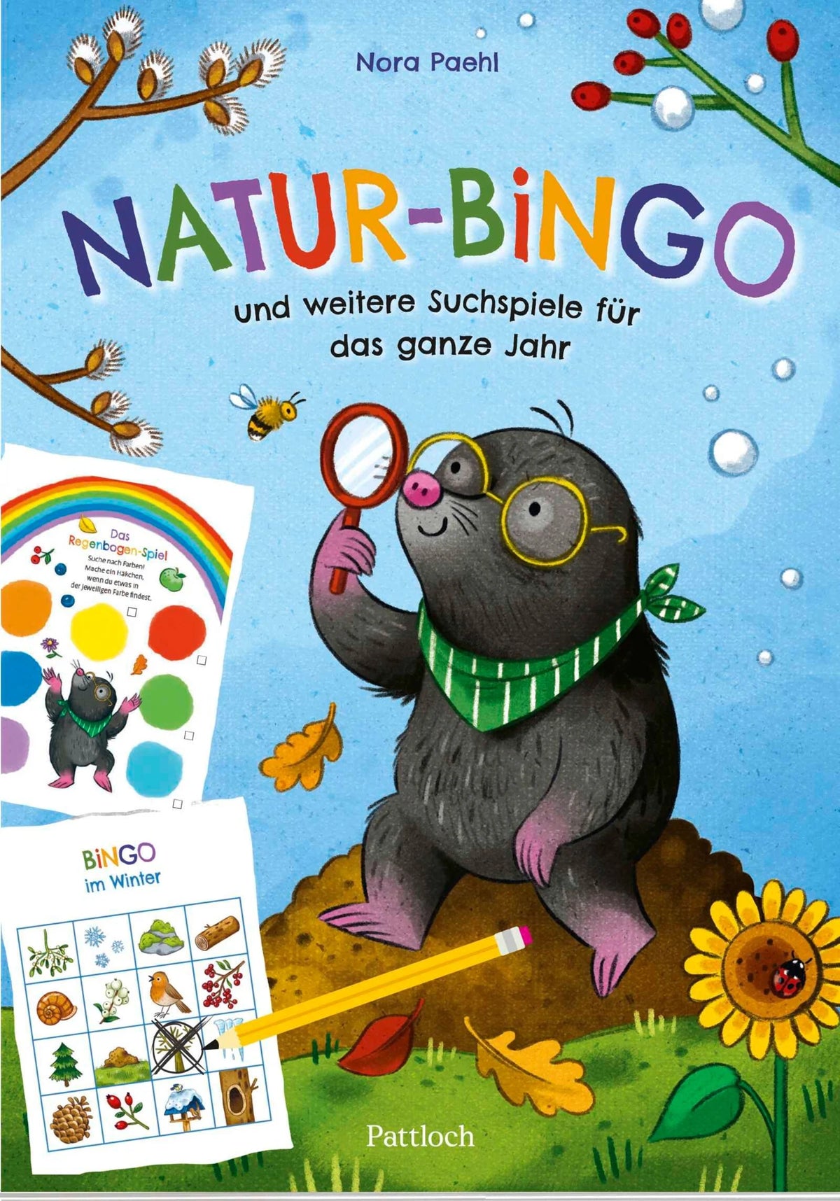 Spielesammlung: Natur-Bingo und weitere Suchspiele für das ganze Jahr