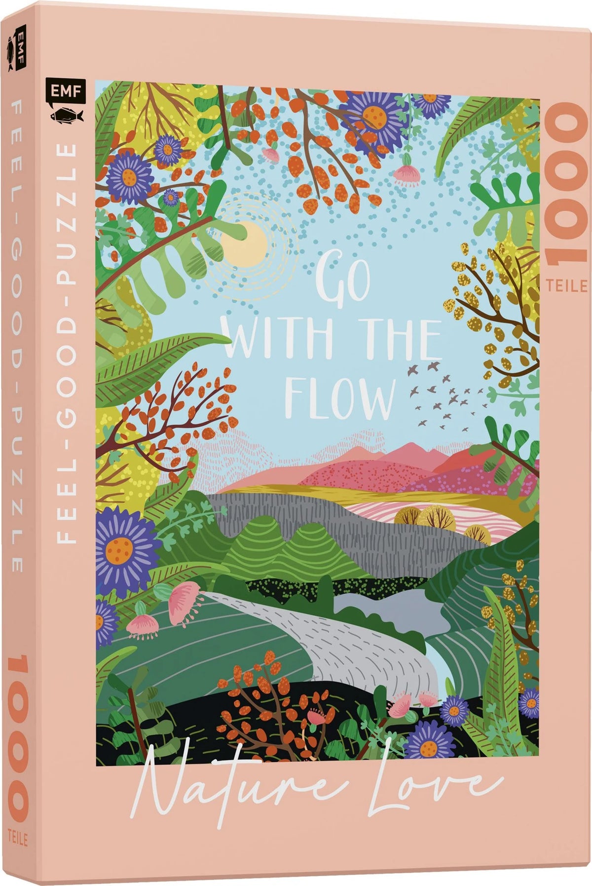 Puzzle: Feel-good-Puzzle 1000 Teile – NATURE LOVE: Go with the flow