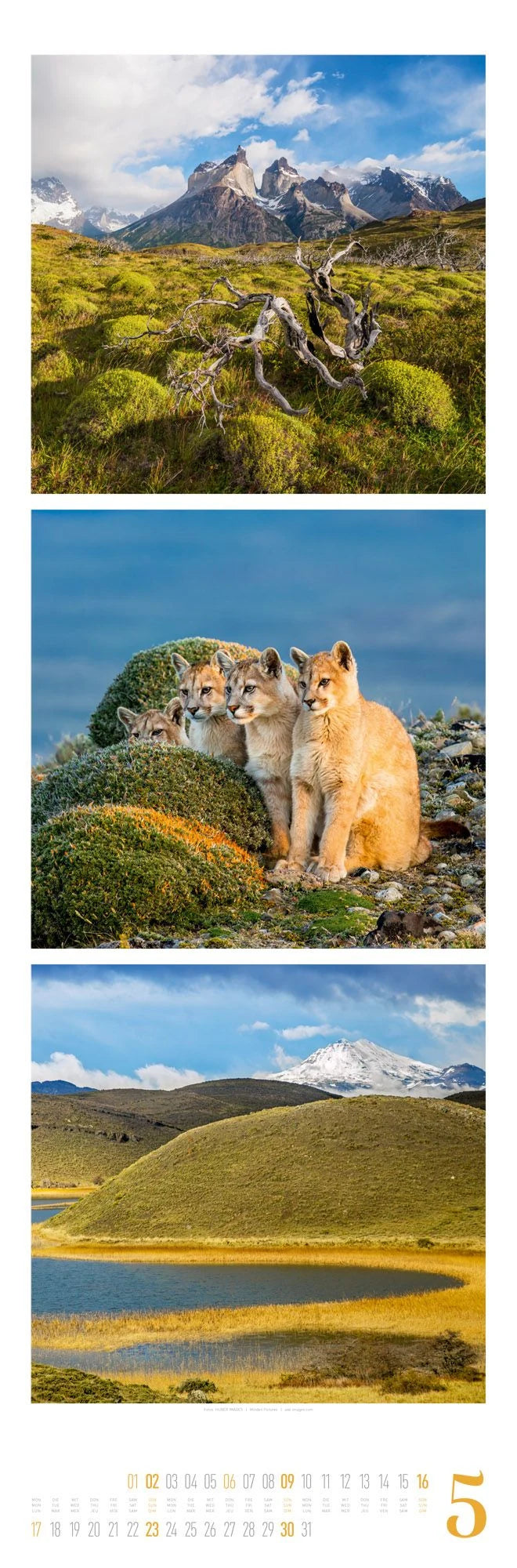 Nature Triplet-Kalender 2027 – Ansicht