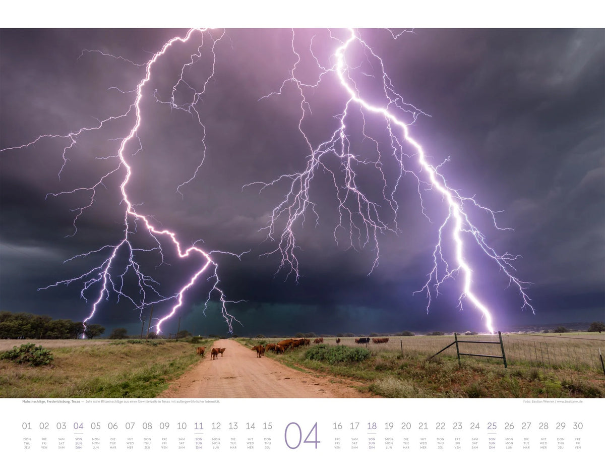Naturkräfte Kalender 2027 | Wetterphänomene und Naturgewalten – Ansicht