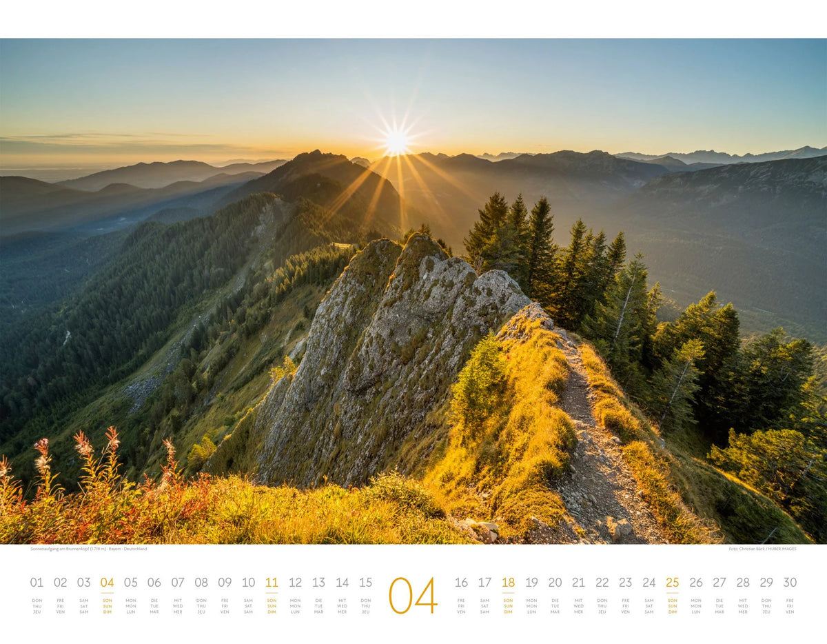 Naturparadies Alpen Kalender 2027 – Ansicht