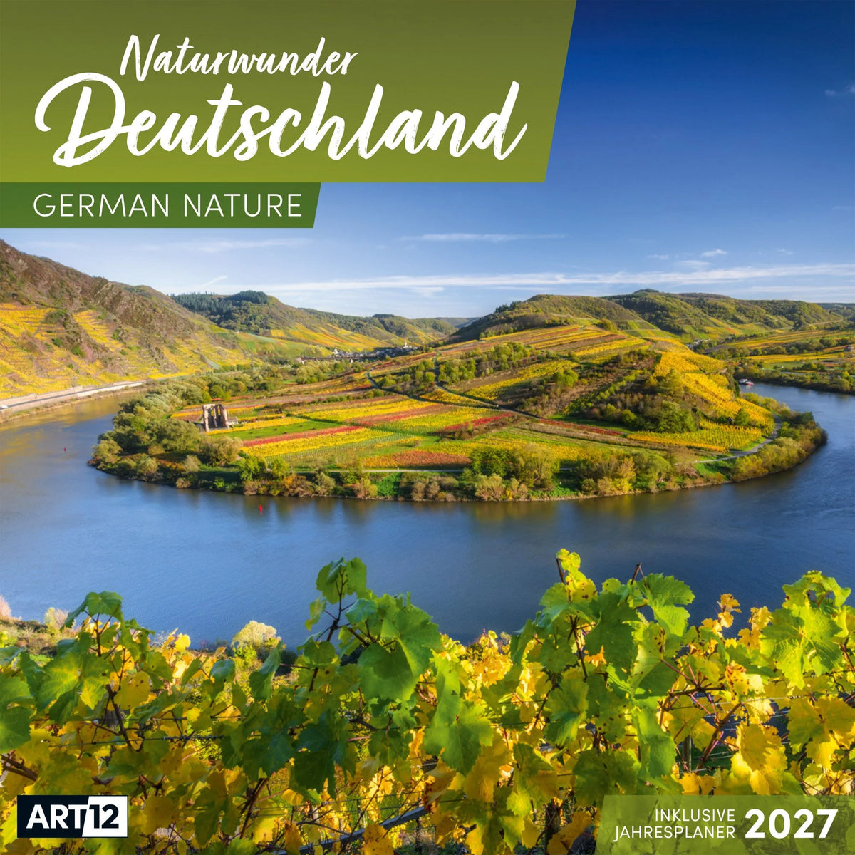 Wandkalender: Naturwunder Deutschland Kalender 2027 - 30x30 - Art12