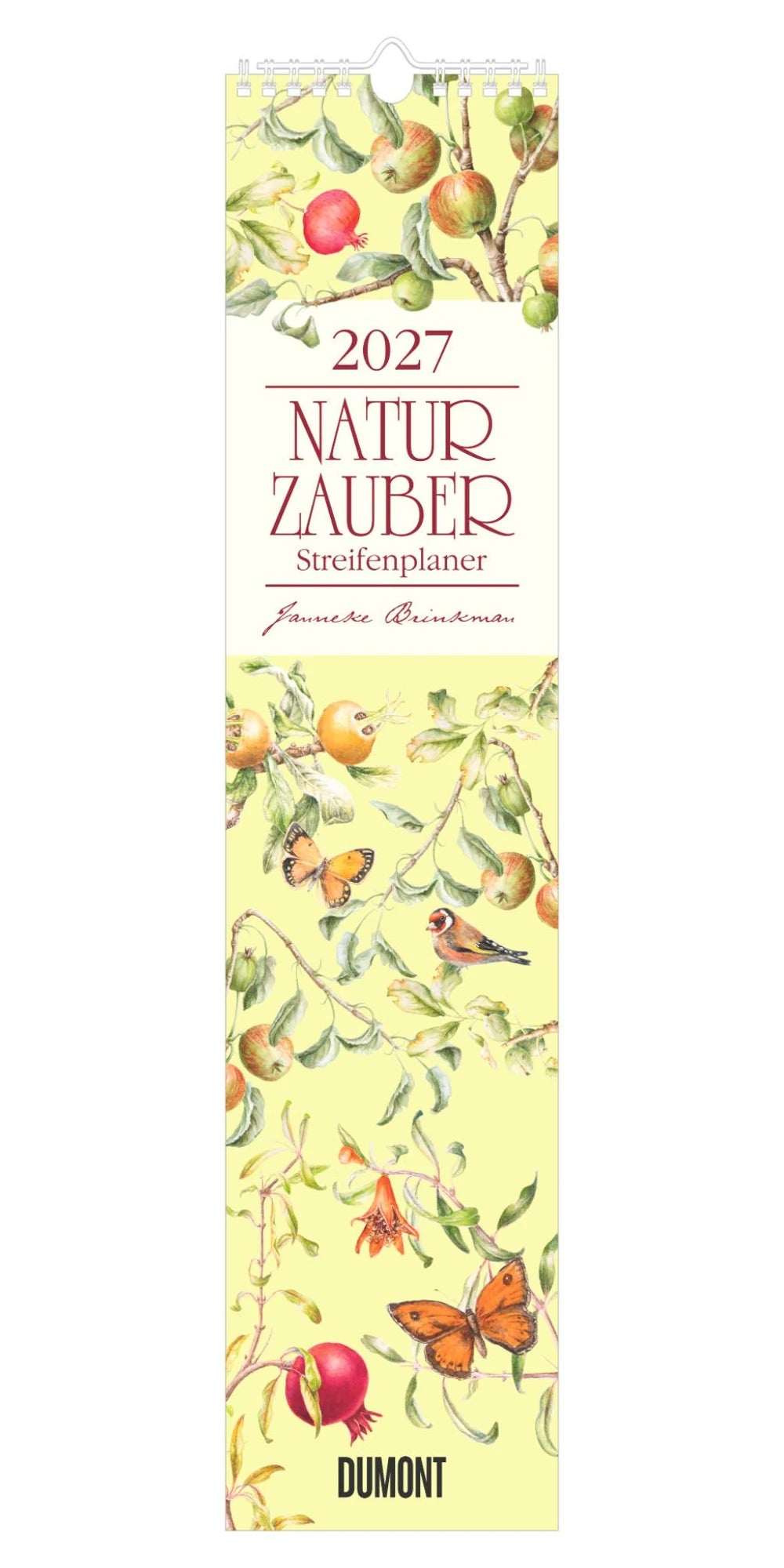 Wandkalender: Naturzauber Streifenplaner 2027