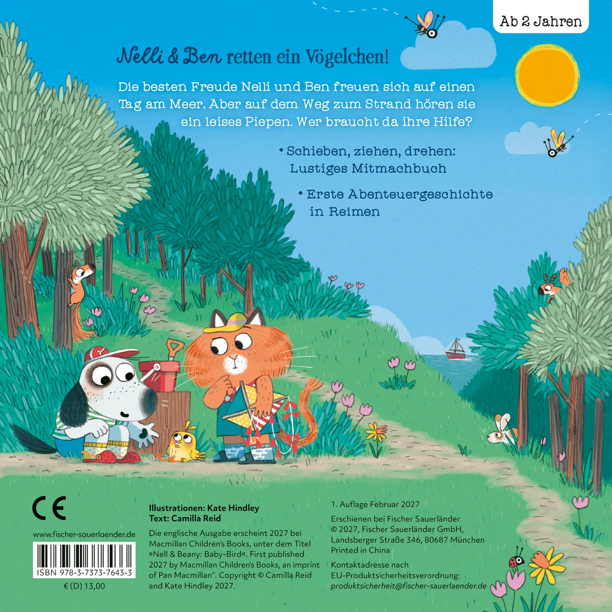 Rückseite: Nelli und Ben: Das kleine Vogelbaby (Hardcover)
