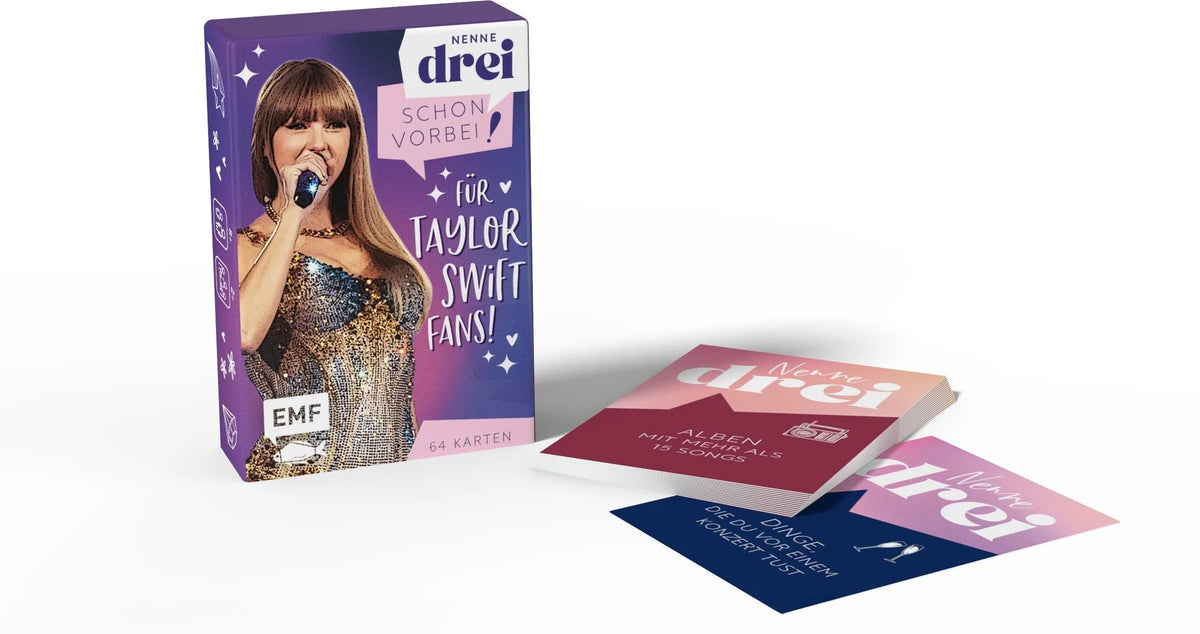 Kartenspiel: Nenne drei – schon vorbei! ... für Taylor Swift-Fans! – Ansicht