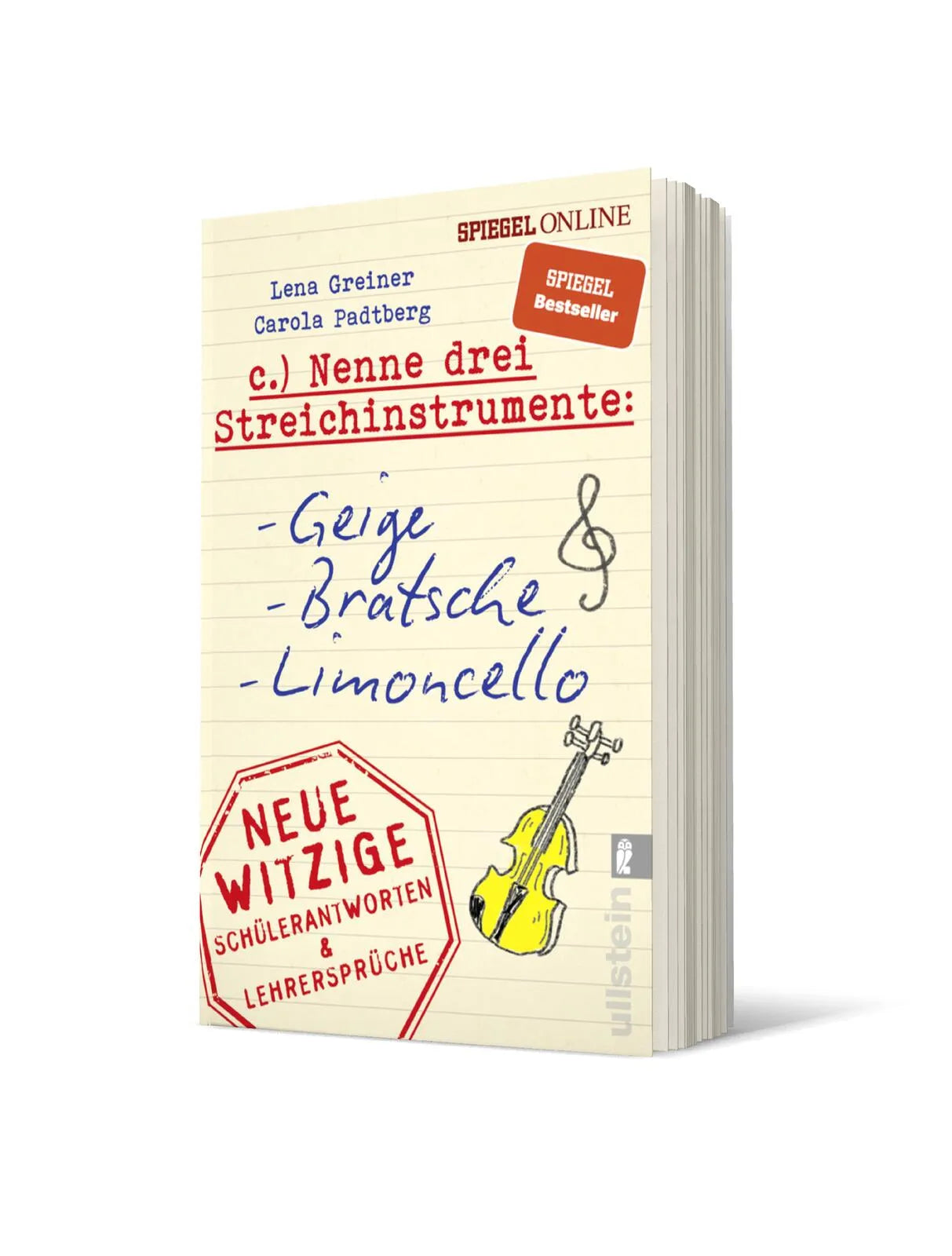 Detailansicht: Nenne drei Streichinstrumente: Geige, Bratsche, Limoncello (Taschenbuch)