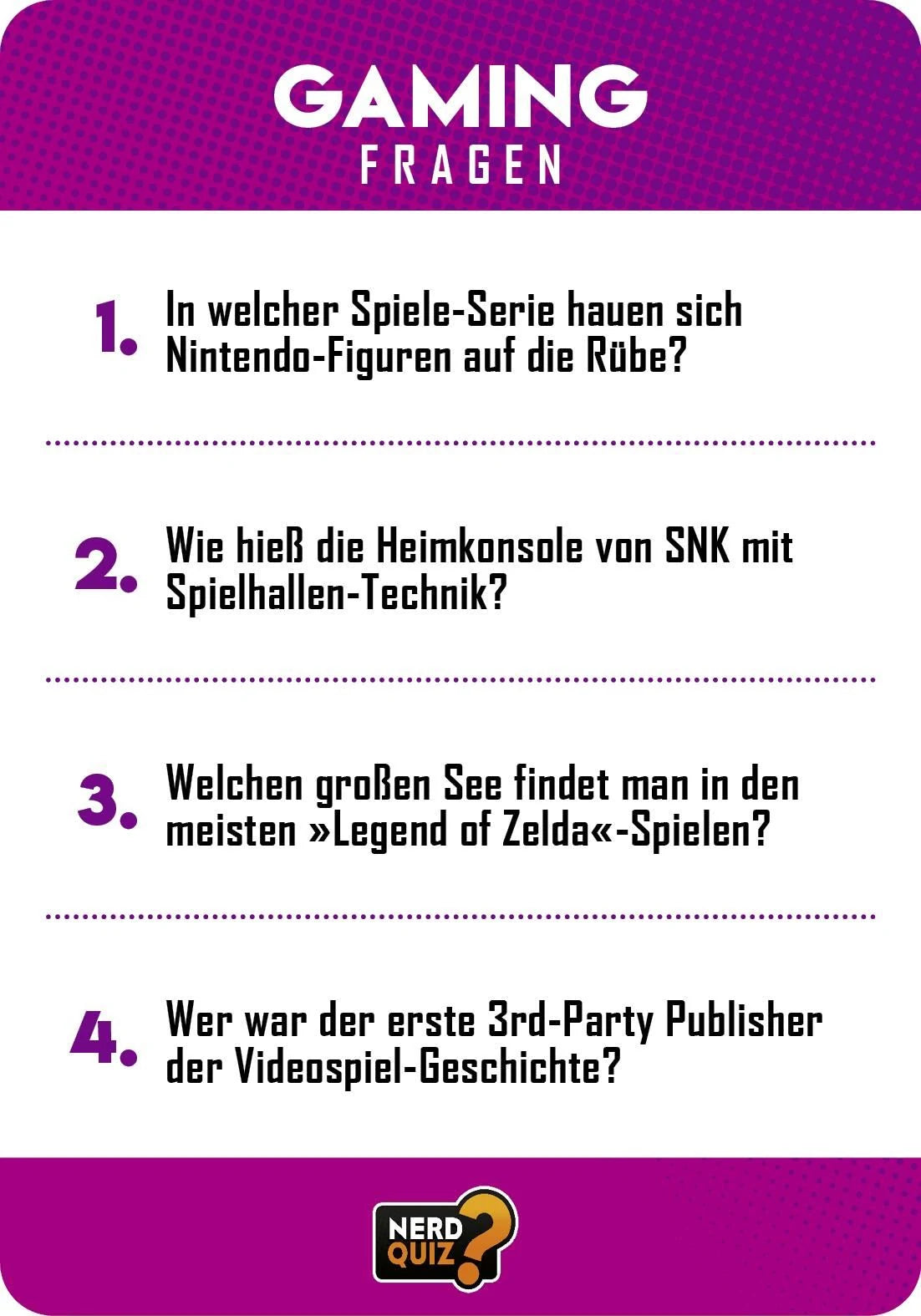 Nerd Quiz - das Kartenspiel – Ansicht