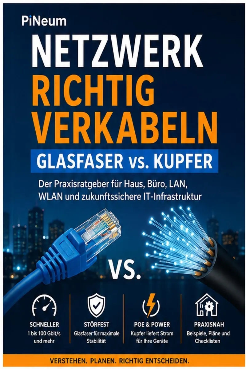 Cover: Netzwerk richtig verkabeln (E-Book) von Pierre Neumann