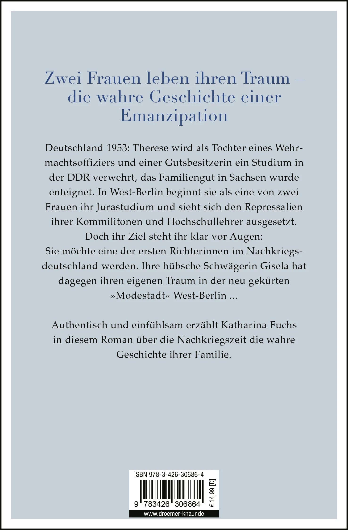 Buchrückseite von 'Neuleben' mit Klappentext - Taschenbuch