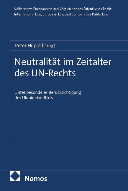 Cover: Neutralität im Zeitalter des UN-Rechts (E-Book)
