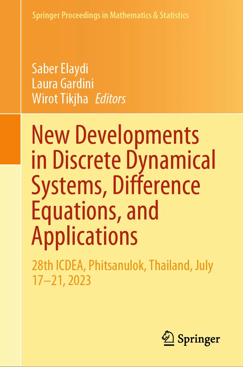 Cover: New Developments in Discrete Dynamical Systems, Difference Equations, and Applications (E-Book)