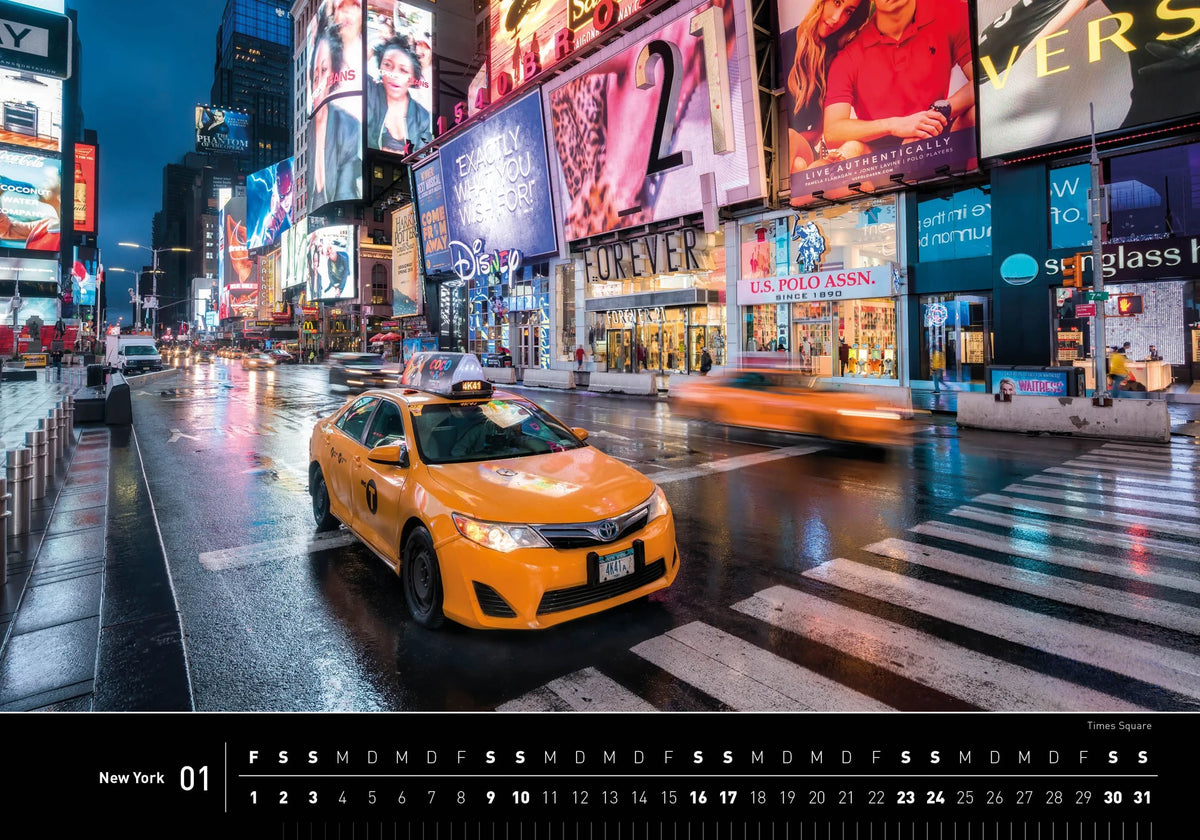 New York Premiumkalender 2027 – Ansicht