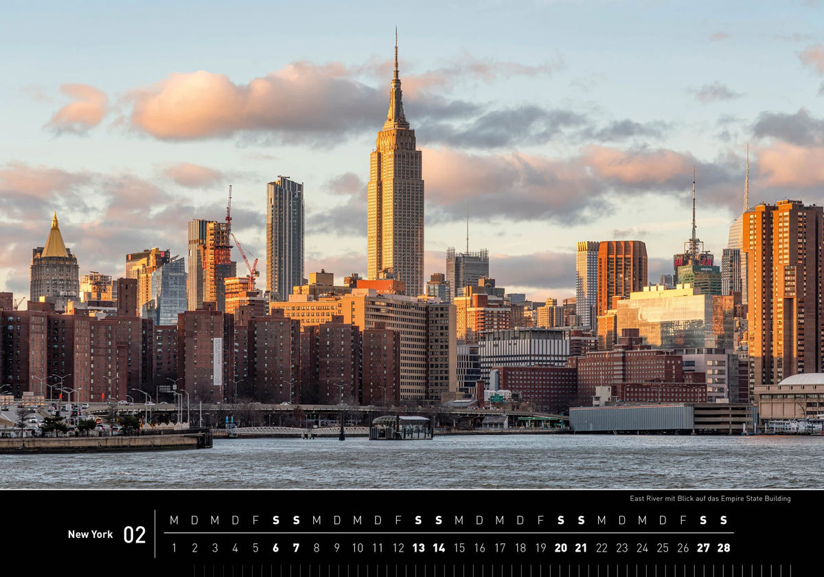 New York Premiumkalender 2027 – Ansicht