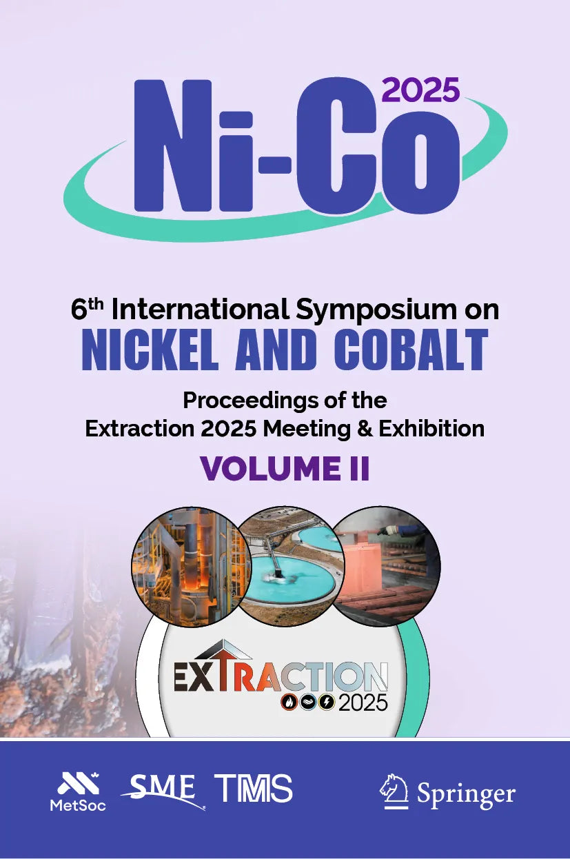 Cover: Ni‐Co 2025, 6th International Symposium on Nickel and Cobalt (E-Book)