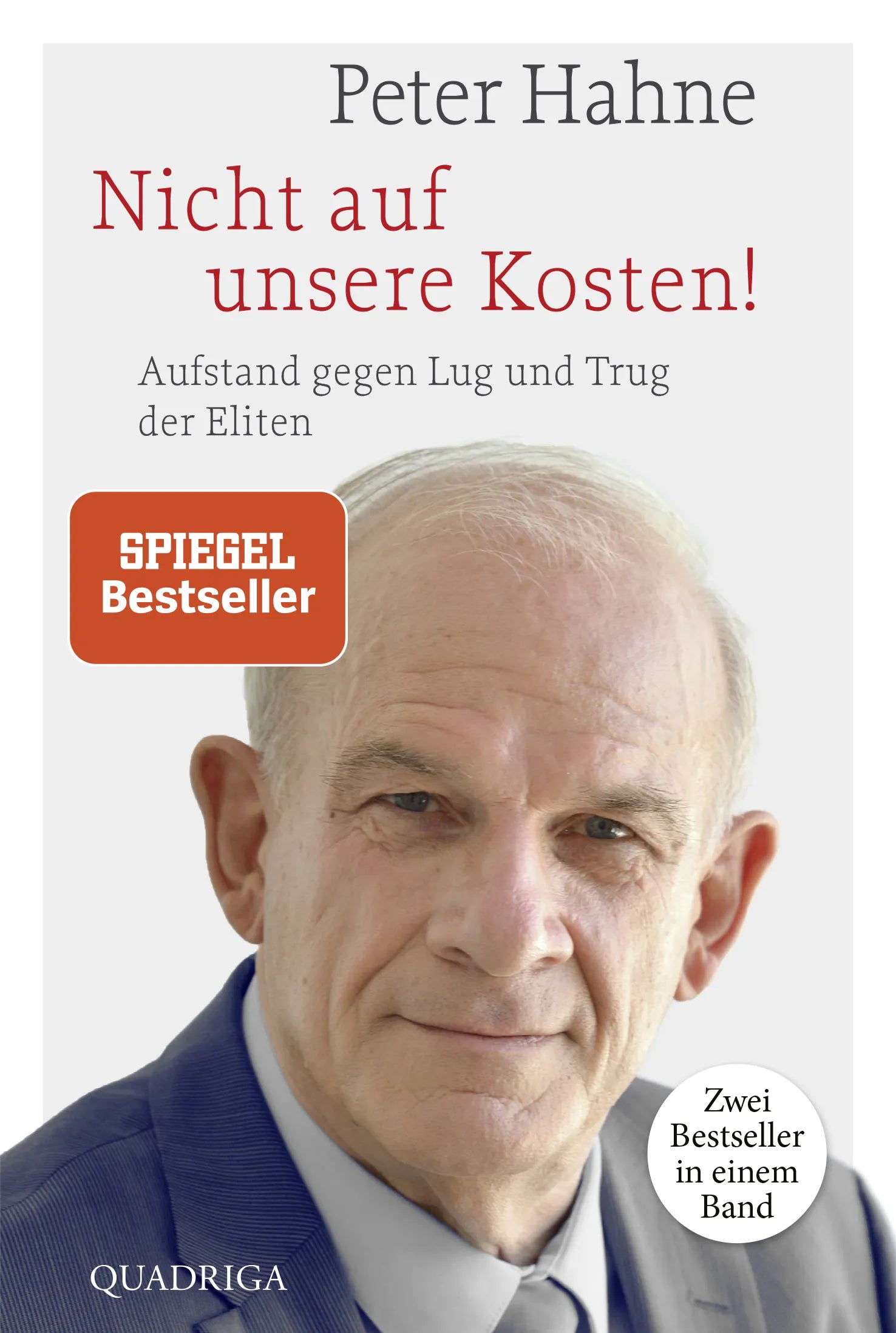 Buchcover von 'Nicht auf unsere Kosten!' - Taschenbuch von Peter Hahne
