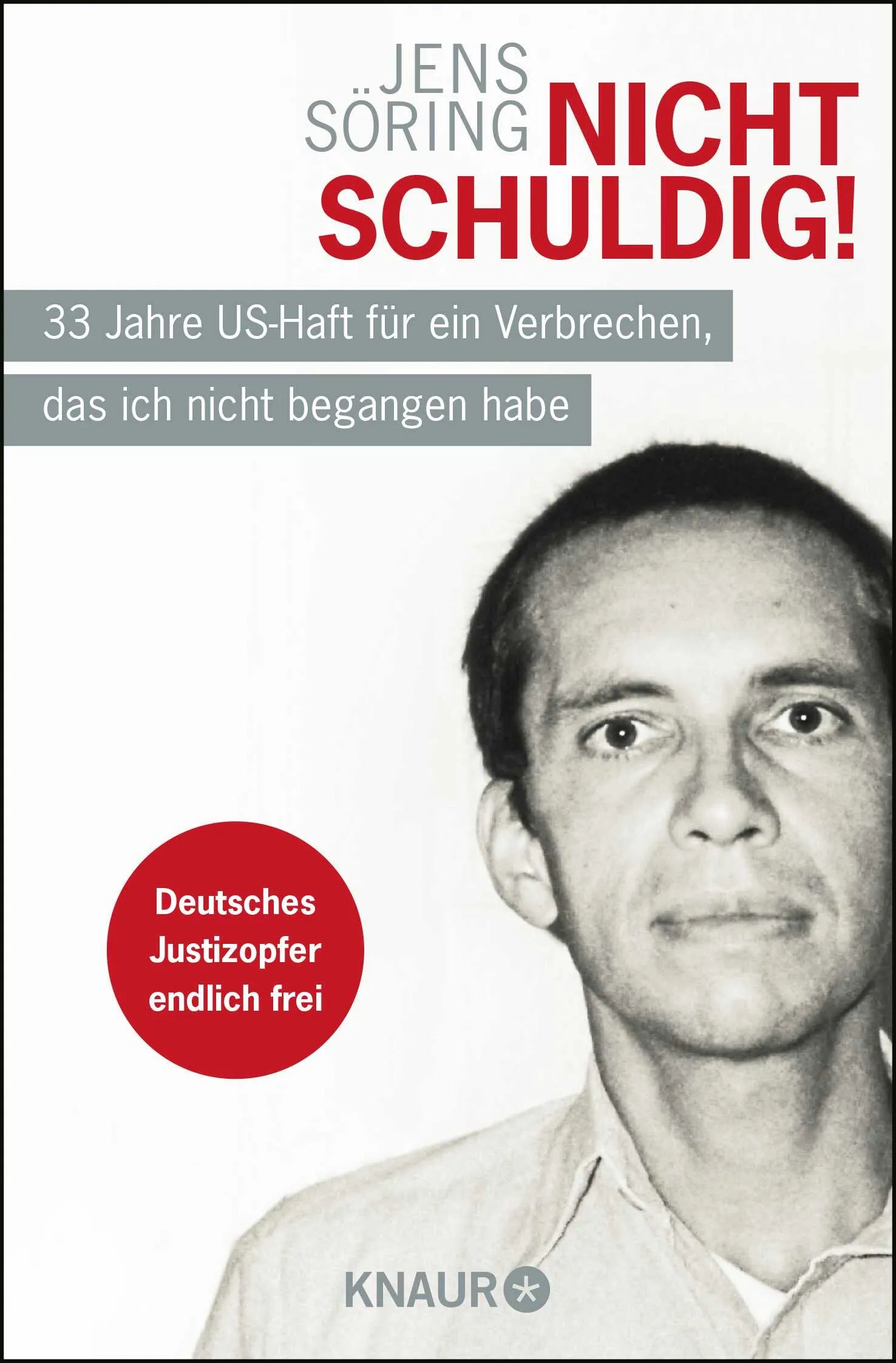 Buchcover von 'Nicht schuldig!' - Taschenbuch von Jens Söring