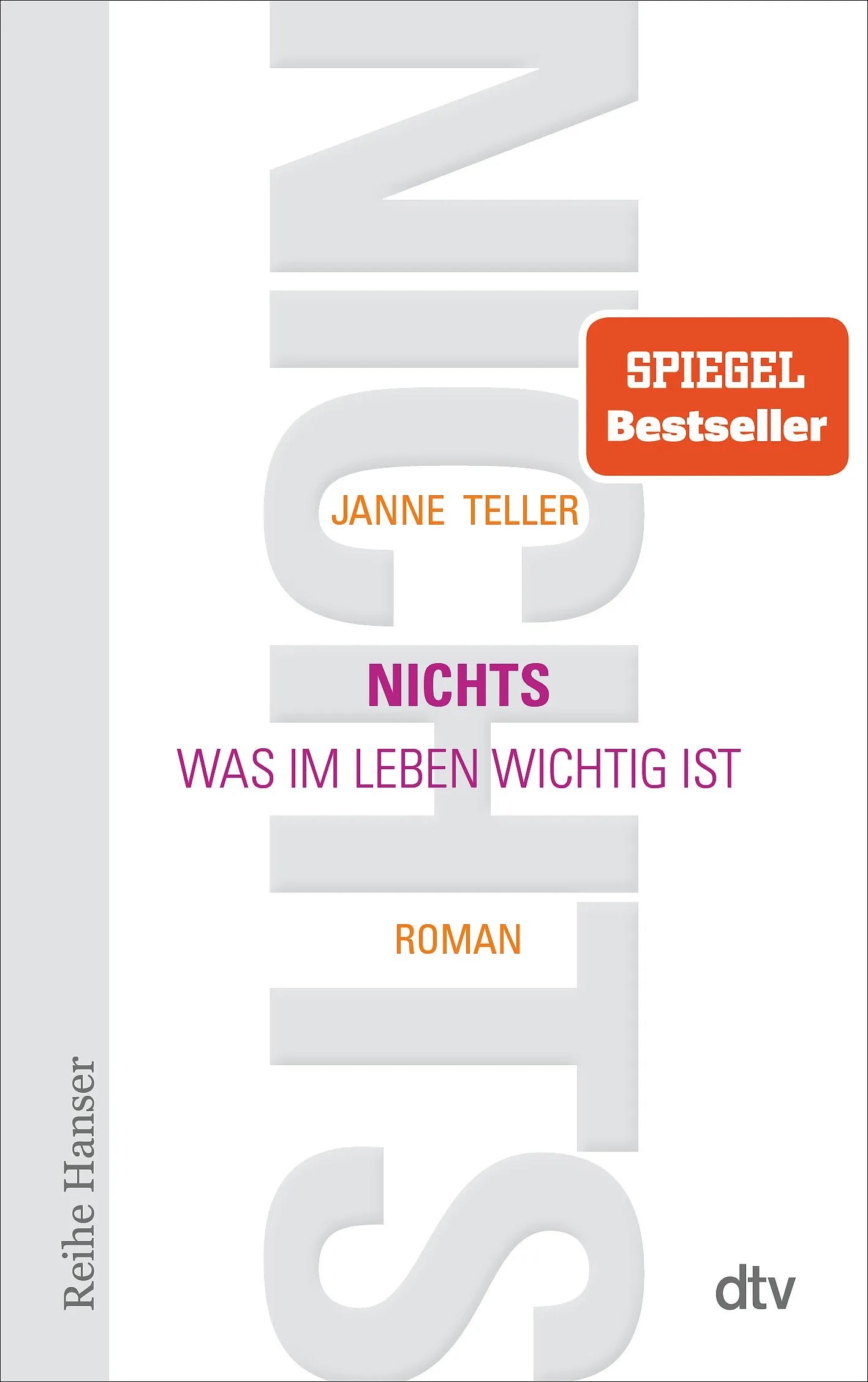 Buchcover von 'Nichts' - Taschenbuch von Janne Teller