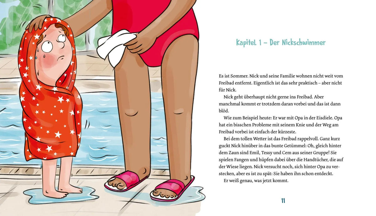 Detailansicht: Nick und Nixy - Schwimmen lernen ist (Hardcover)