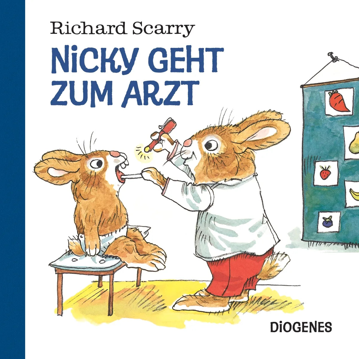 Buchcover von 'Nicky geht zum Arzt' - Gebundene Ausgabe von Richard Scarry