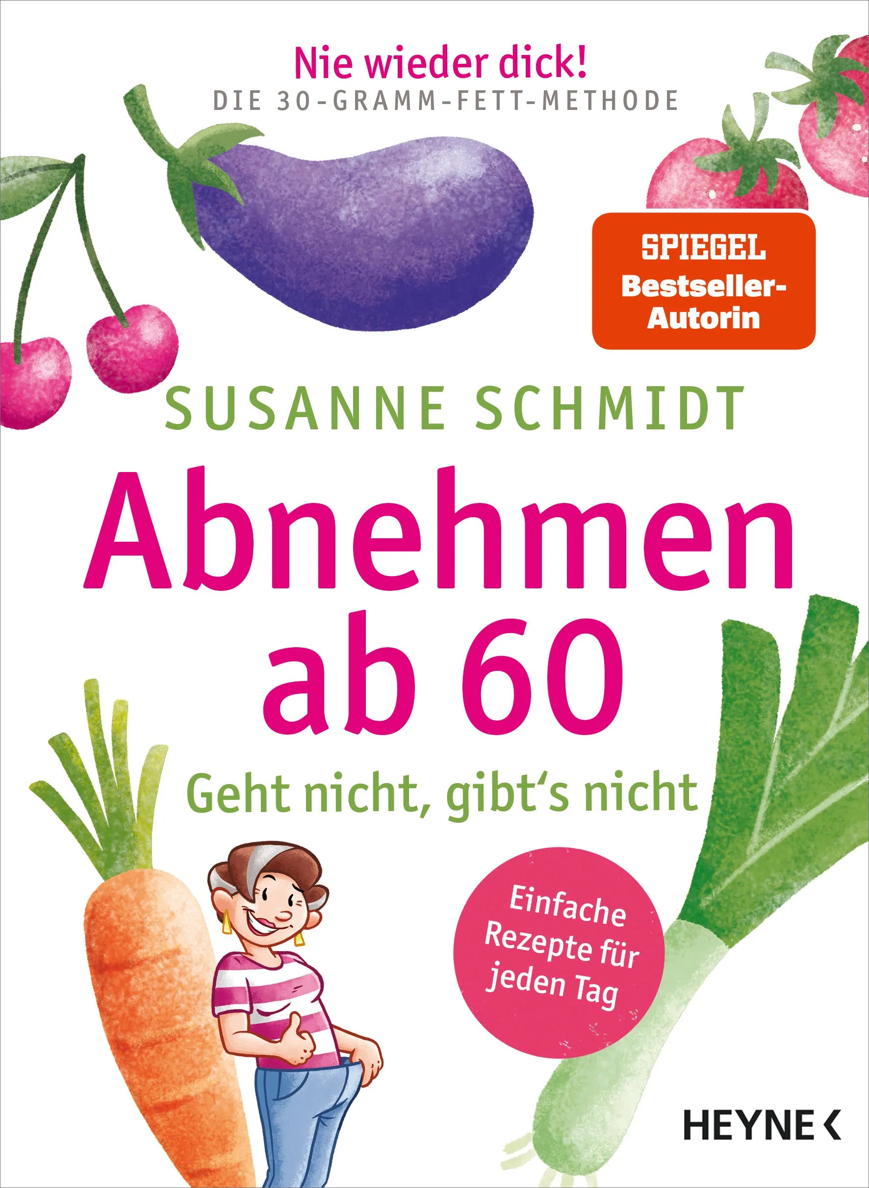 Cover: Nie wieder dick! Abnehmen ab 60 (E-Book) von Susanne Schmidt