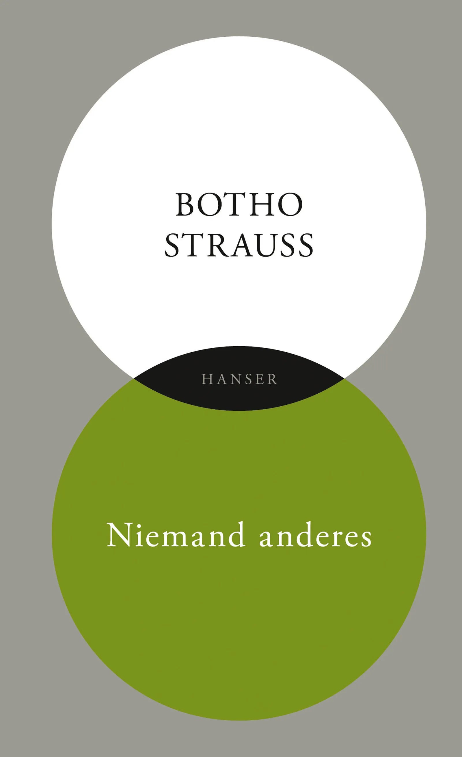 Buchcover von 'Niemand anderes' - Gebundene Ausgabe von Botho Strauß